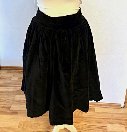 Vintage damen samtrock - vintage,